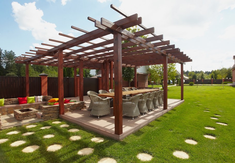 Деревянные беседки из бруса