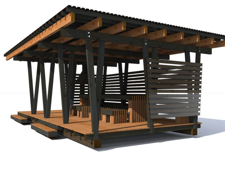 Беседка пергола Модерн