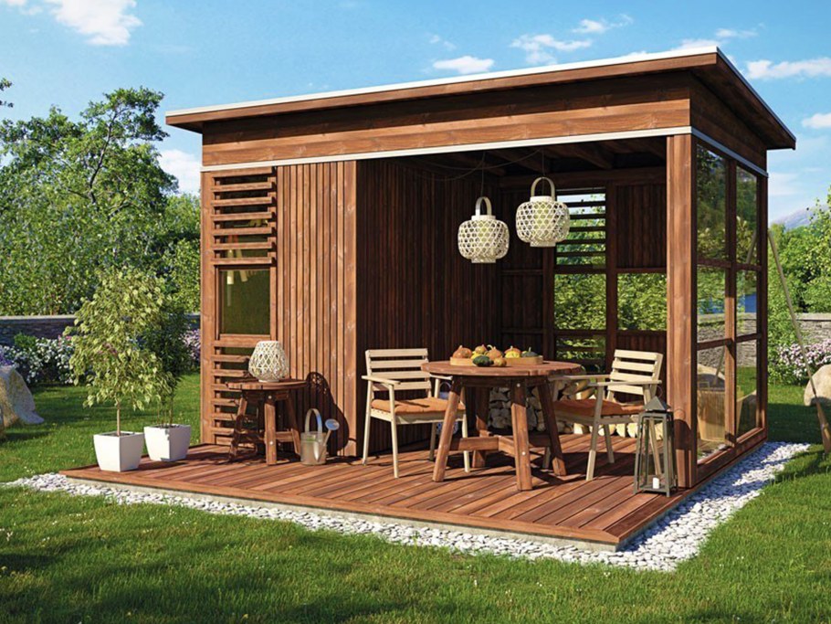 Беседка Райский сад застекленная