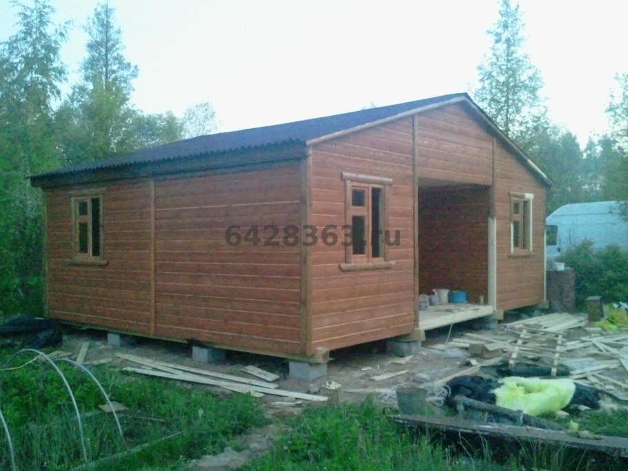 Двухэтажная бытовка для дачи