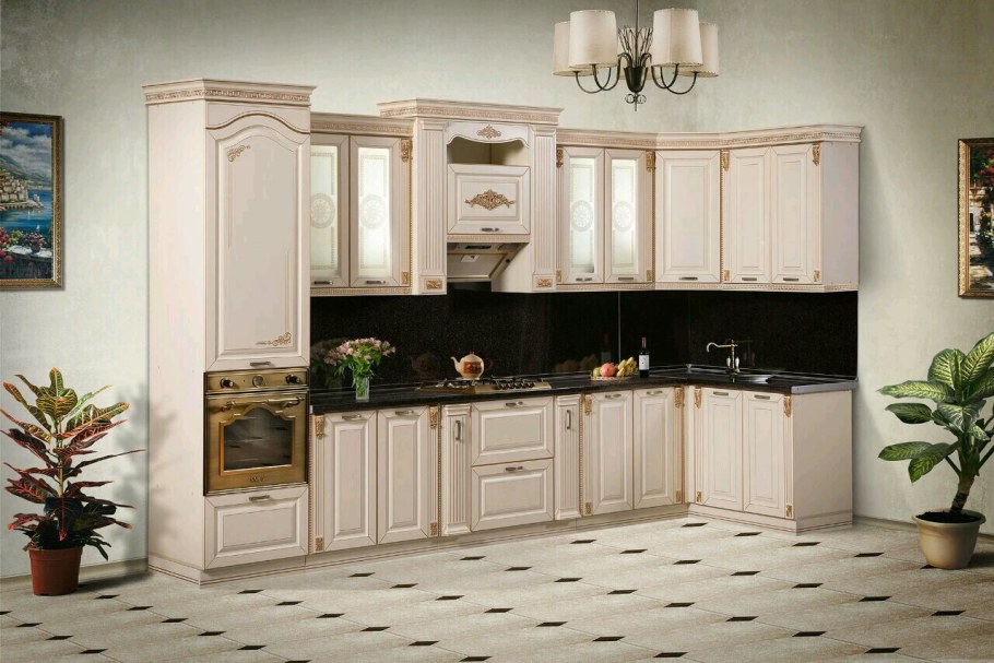 Кухня Азалия Люкс угловая Бест