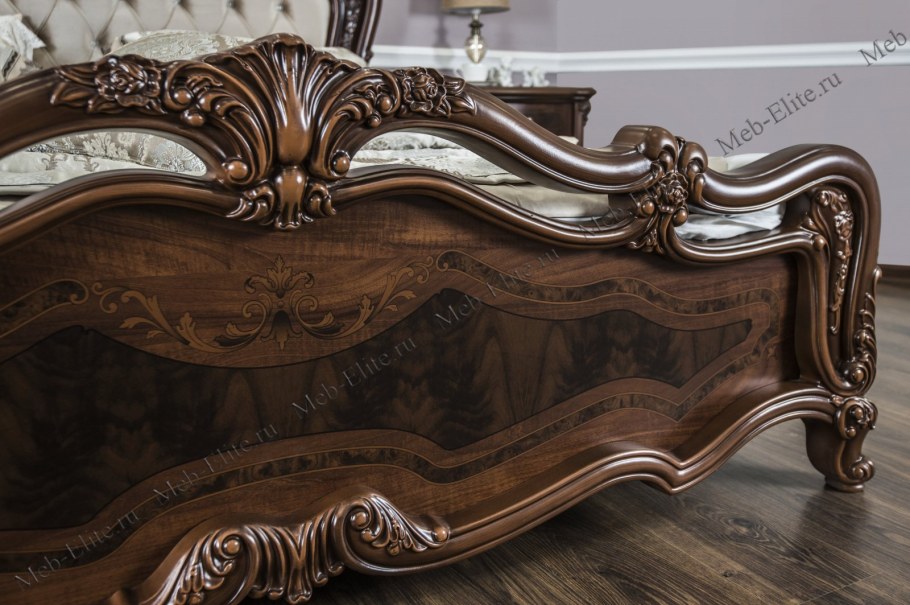 Спальня орех Караваджо с 4х дверным шкафом Эра мебель