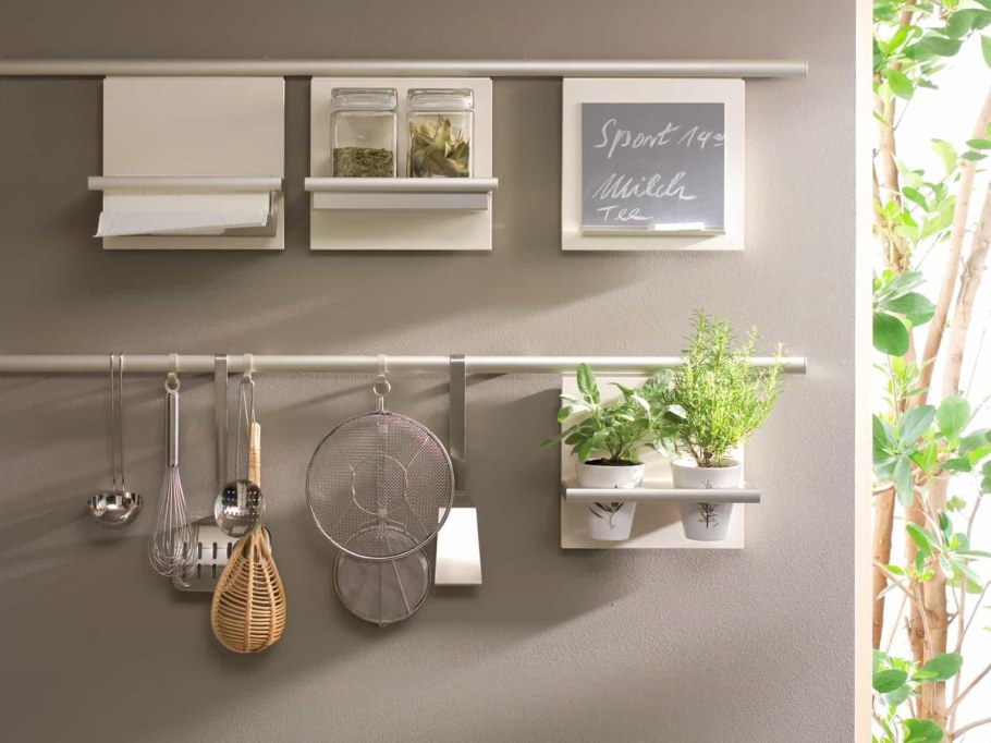 Рейлинговая система для кухни