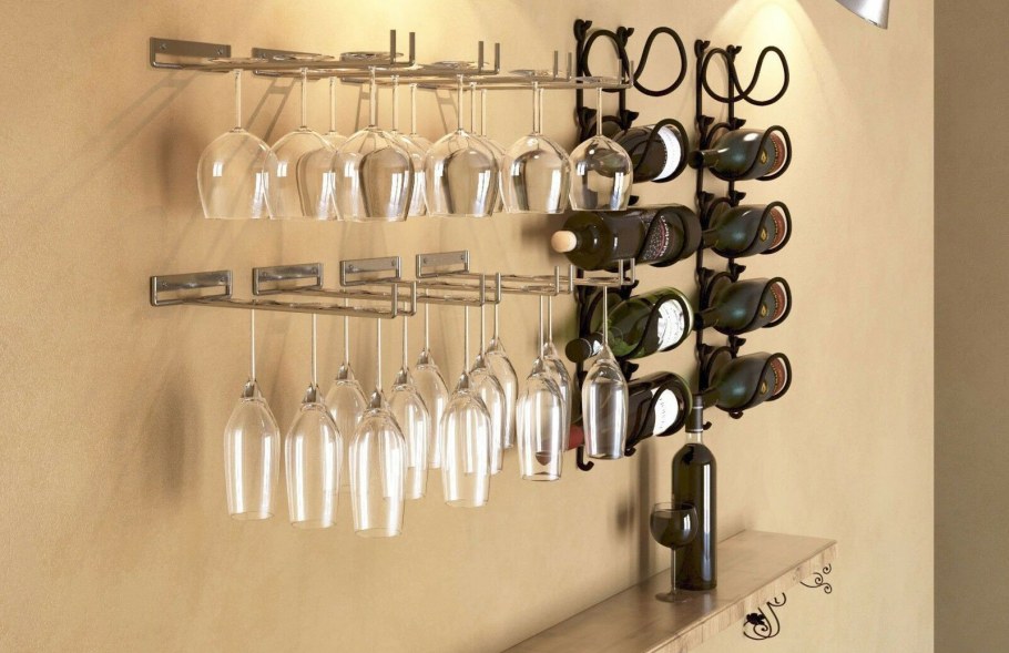Держатель для бокалов на стену