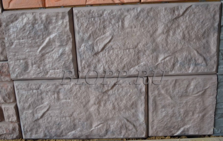 Полимерпесчаная плитка для фасада