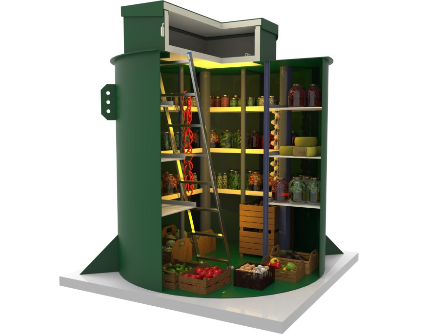 Практичный погреб в частном доме