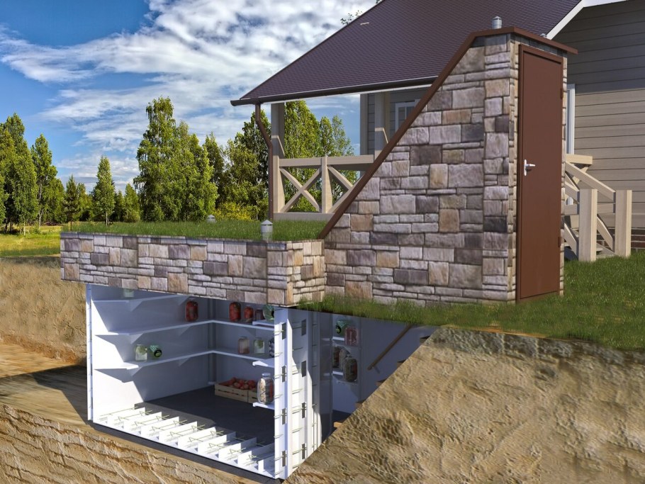 Пластиковый погреб Русь 2500х2000х2000