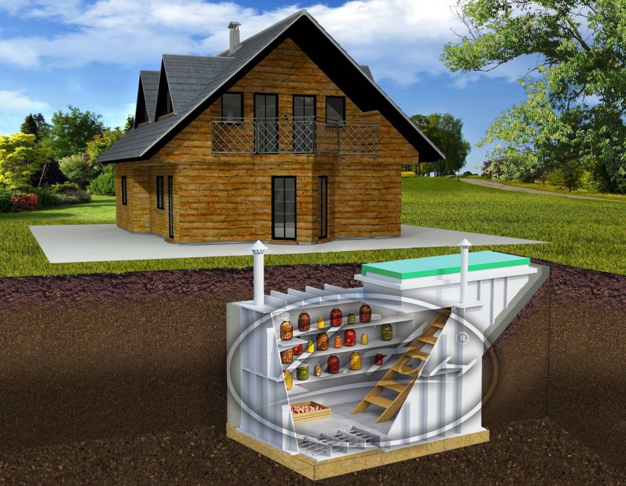 Деревенский погреб