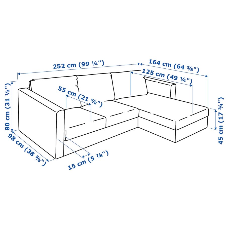 Диван п образный моон 2200 ширина