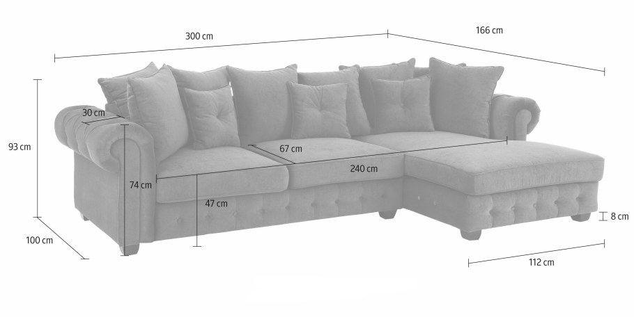 Ромео угловой диван Дельфин