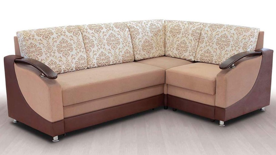 Угловой диван вид сверху