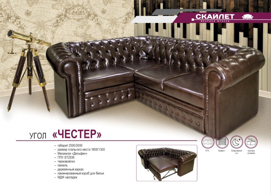 Каркас дивана Честер чертеж