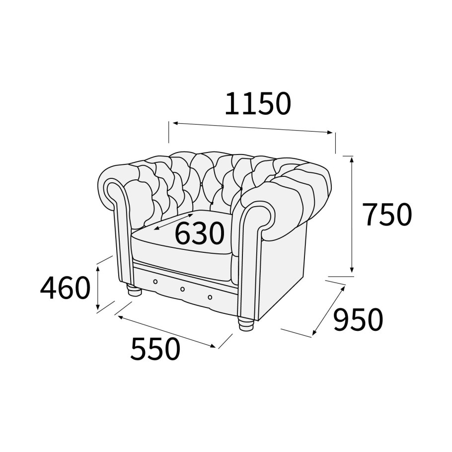 Диван "Честер Луна"