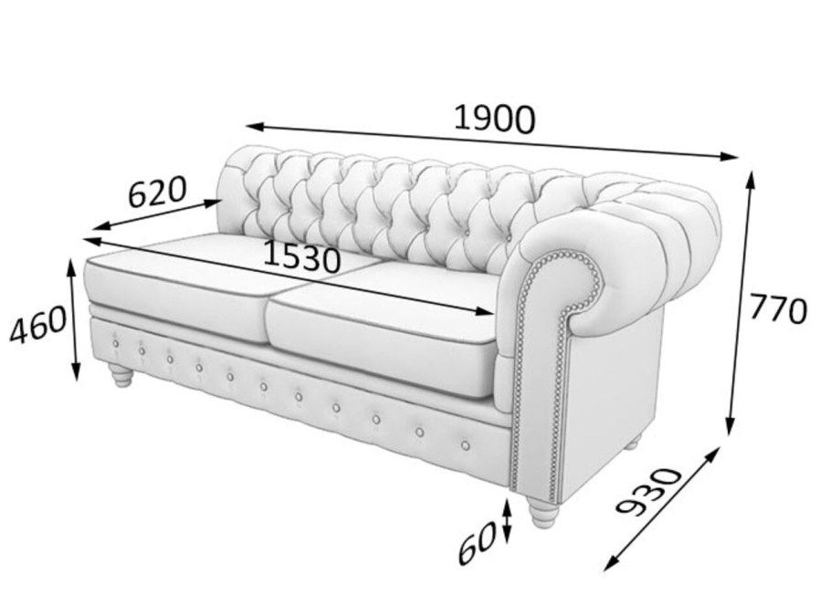 Банкетка Честерфилд