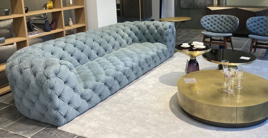 Диван Честерфилд-3 Блэк