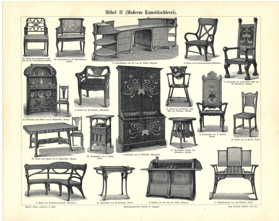 Интерьер литературной гостиной