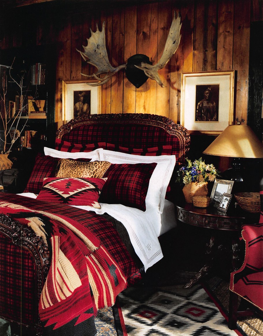 Ralph Lauren Interior спальня