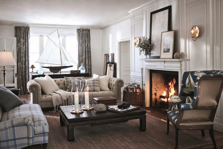 Стиль Ральф Лорен в интерьере