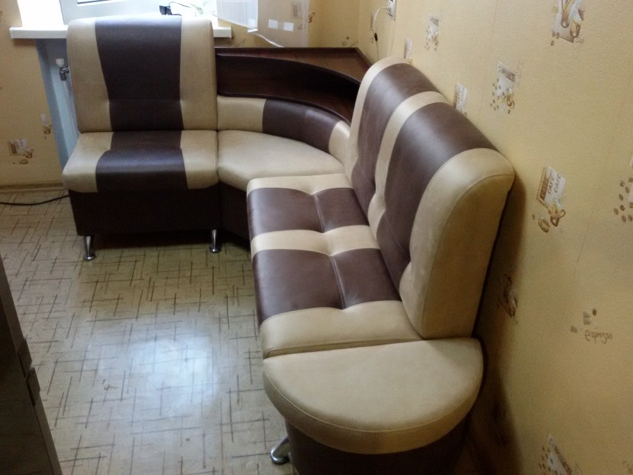 Схема сборки углового кухонного уголка