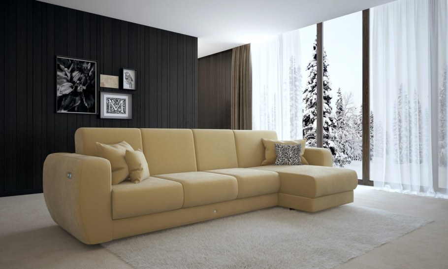 Диван из велюра