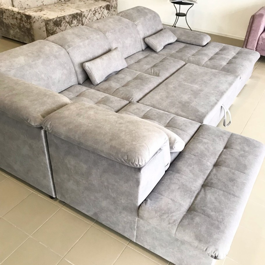 Диван искусственная замша