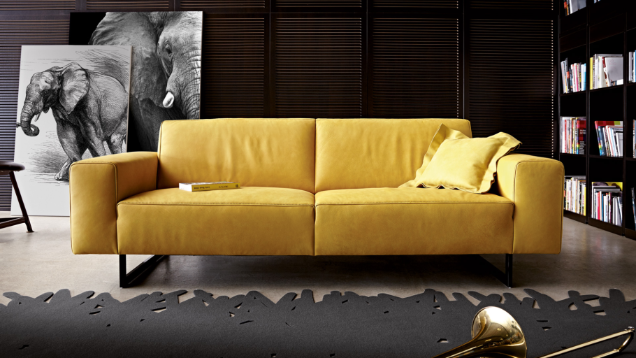 Угловой диван из ткани