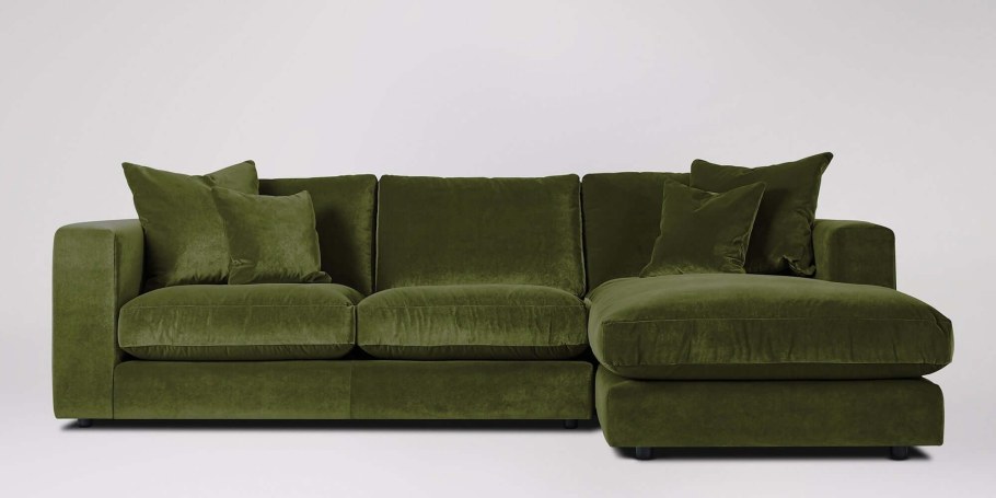 Диван из ткани