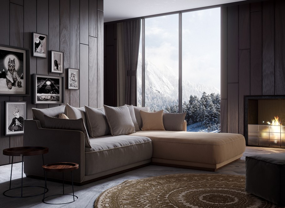 Диван Soho серый