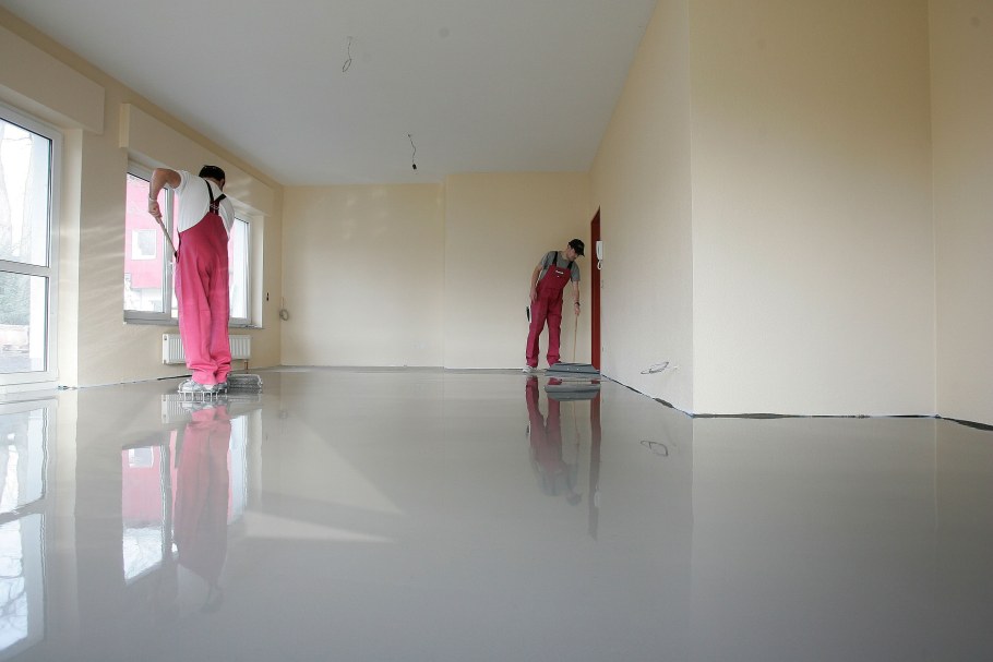 Самовыравнивающийся наливной пол