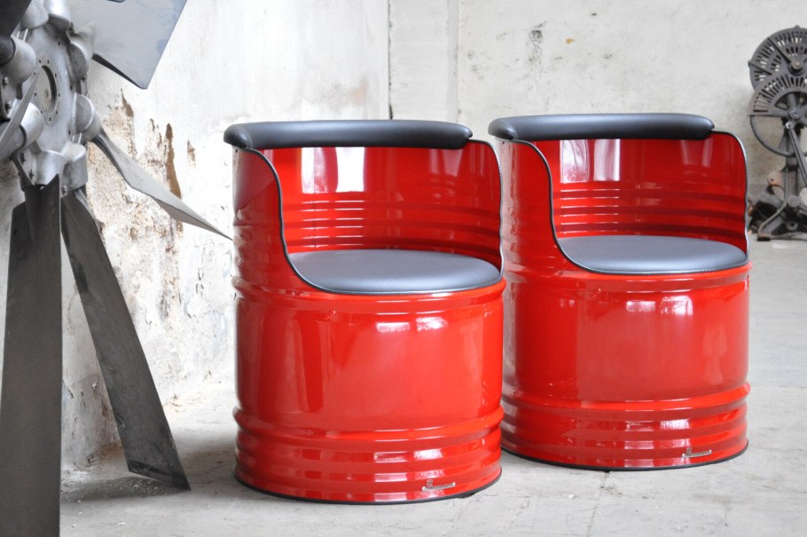 Мебель из бочек