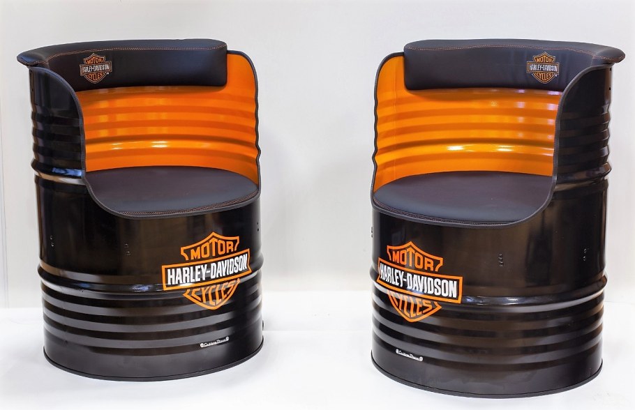 Кресло из бочки