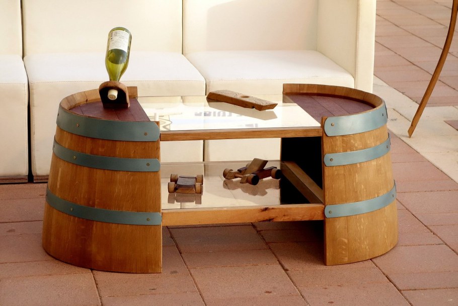Мебель из жестяных бочек