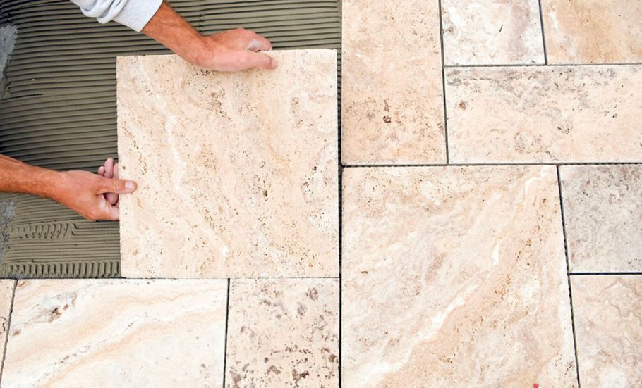 Укладка плитки мозаика