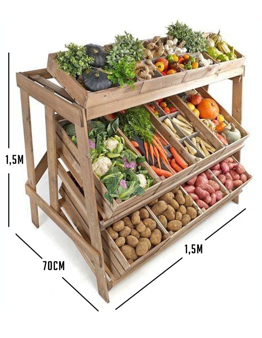 Прилавок для овощей и фруктов
