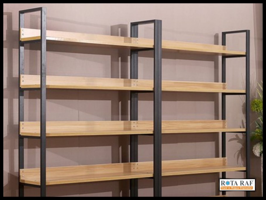 Стеллажи из дерева для магазина