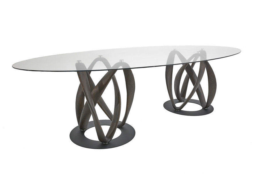 Стол обеденный стеклянный Марибель