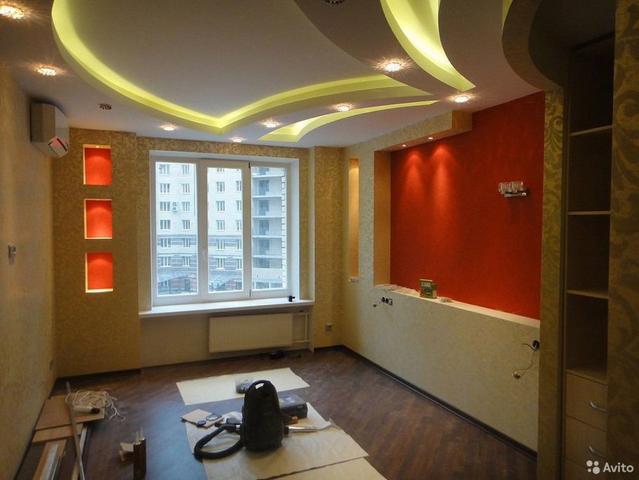 Интерьер двухэтажного коттеджа