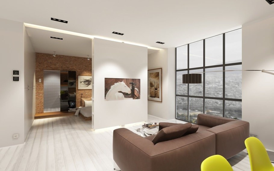 Проект квартиры студии