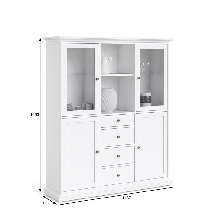 Комод белый Кантри