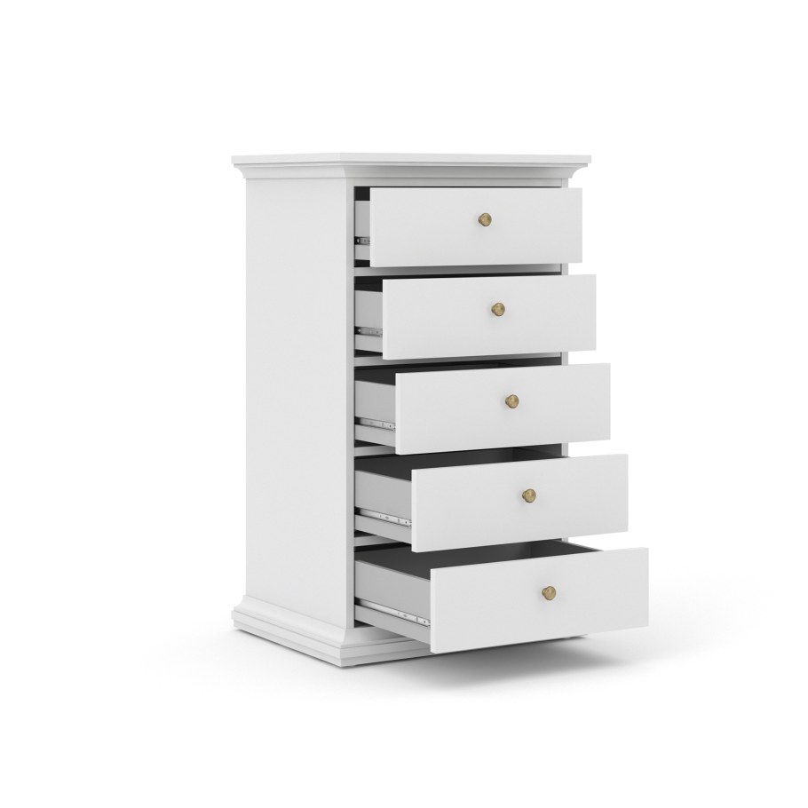 ХЕМНЭС комод с 8 ящиками белая морилка