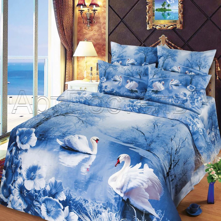 Постельное белье семейное САЙЛИД A-5, поплин