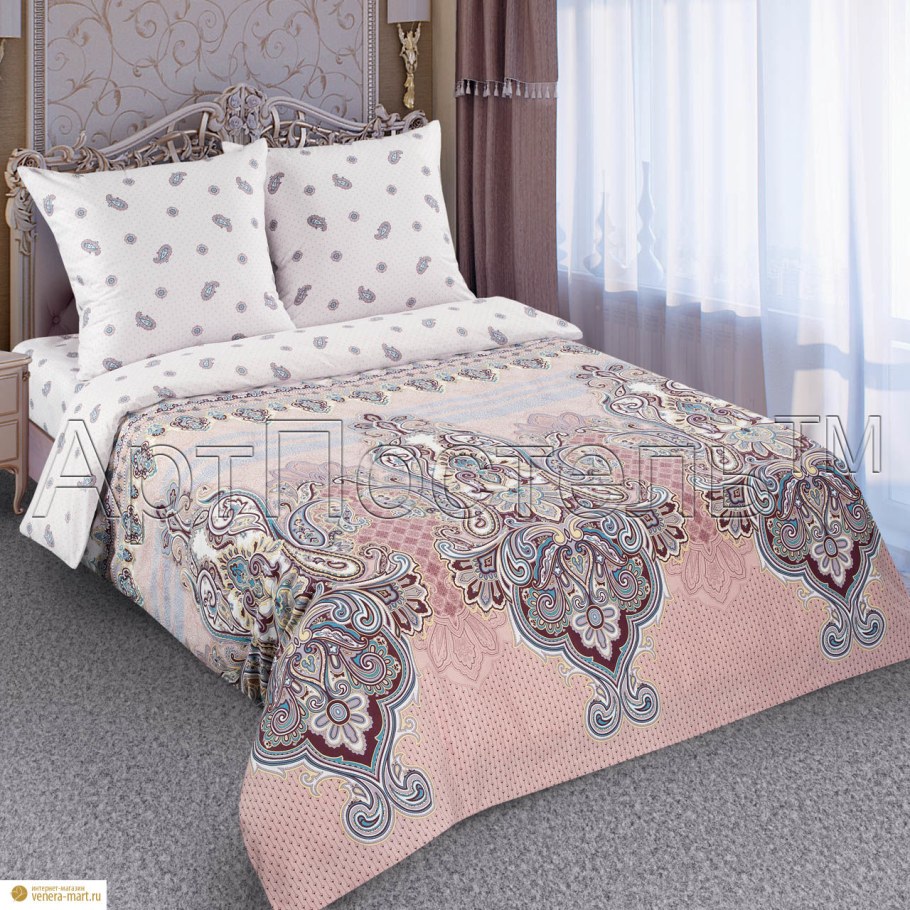 КПБ, поплин, 2-х СП.С европростыней.