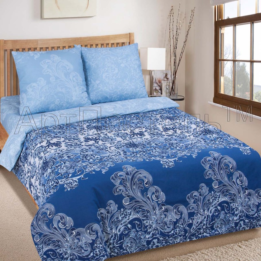 АРТПОСТЕЛЬ КПБ поплин мореход