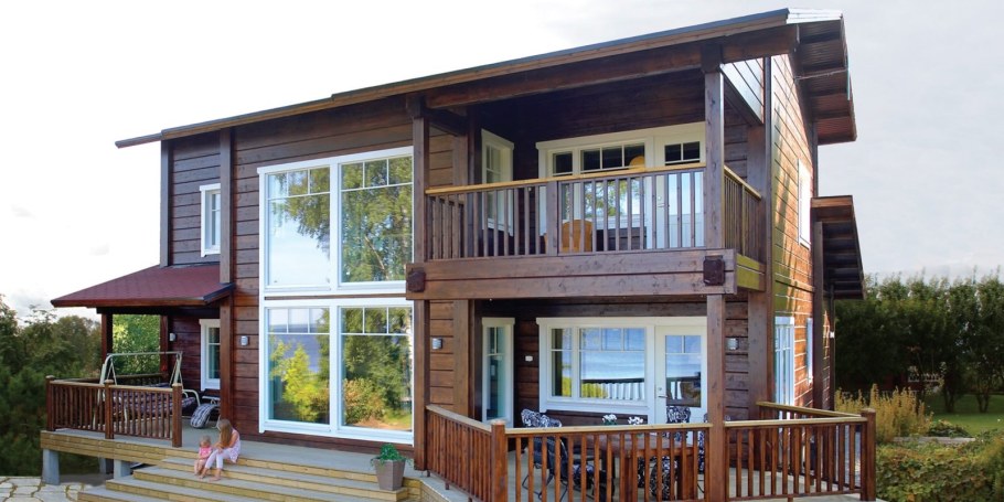 Двухэтажная терраса