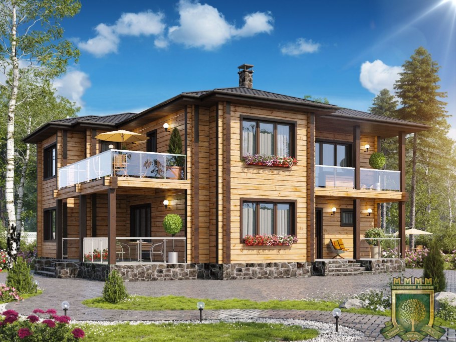 Проекты домов с террасой на втором этаже