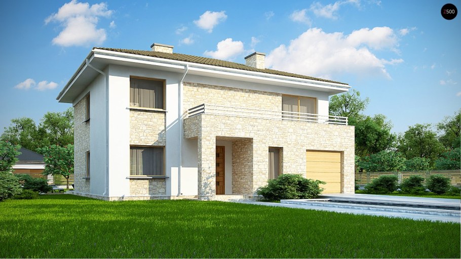 Дом с гаражом