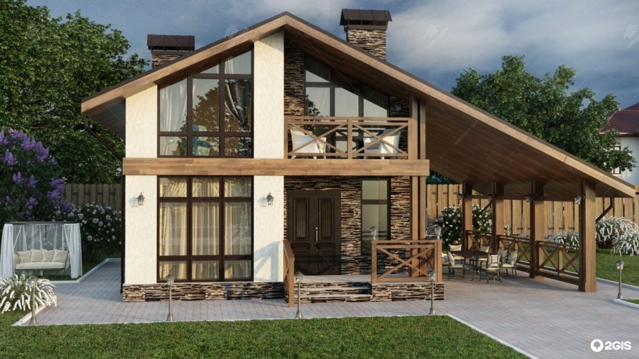 Двухэтажная веранда