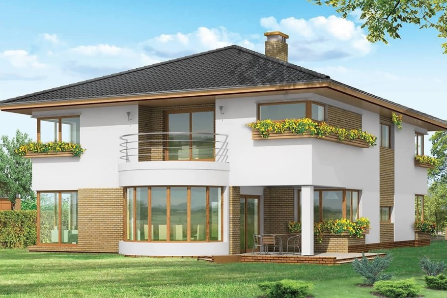 Дом Шале проекты двухэтажных домов 150 кв.м