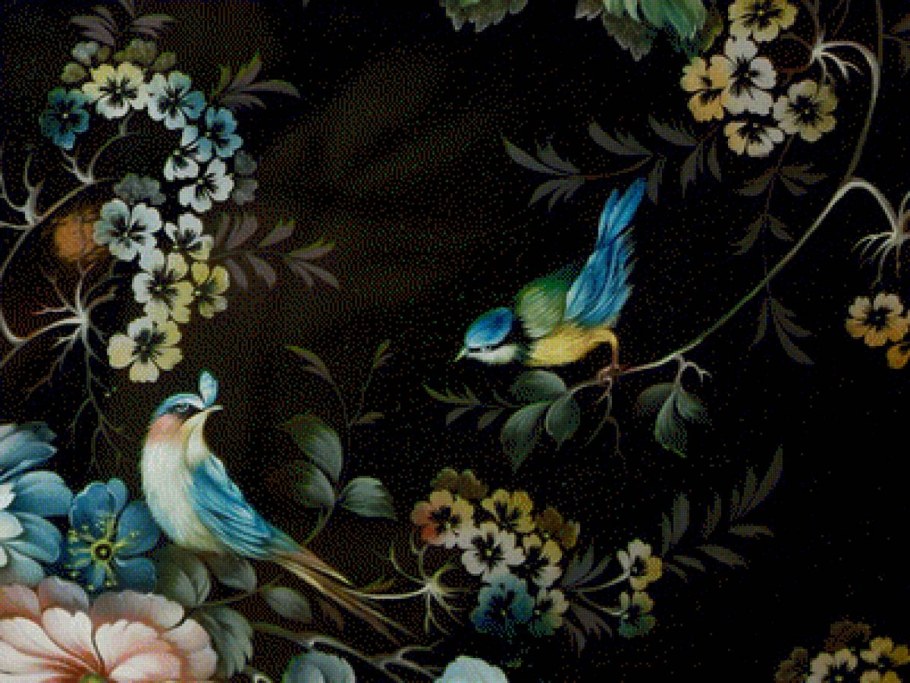 Шинуазри птицы