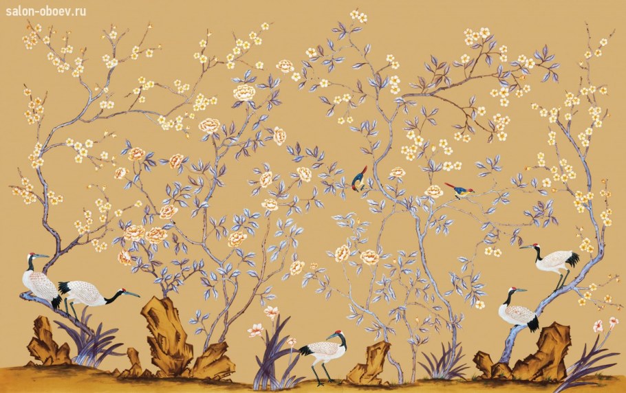 Японская фреска Шинуазри